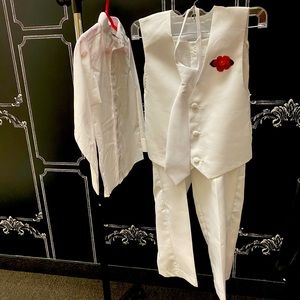 Boys white tuxedo